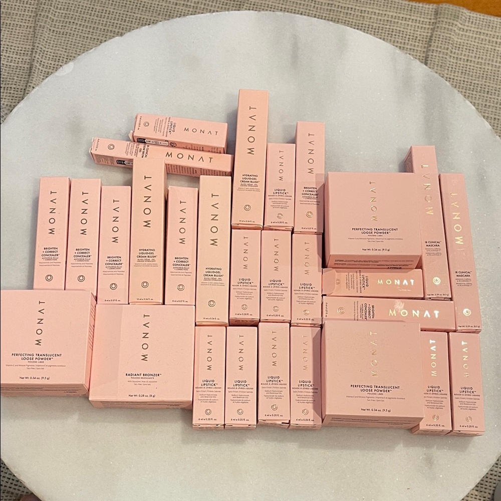 MONAT Pink Makeup Collection